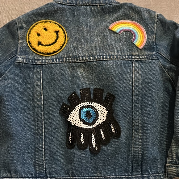 Denim patchwork jacket. - Picture 2 of 4
